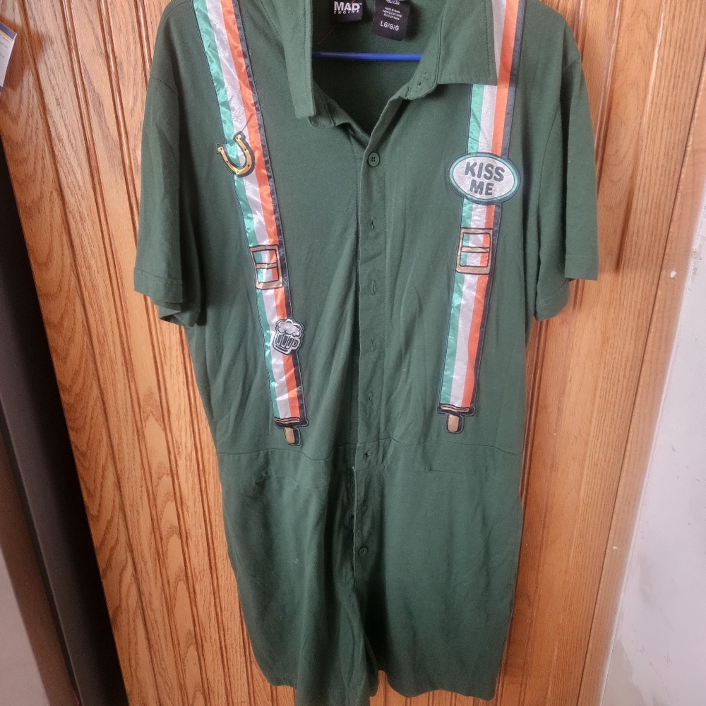 Men's saint patrick's day romper